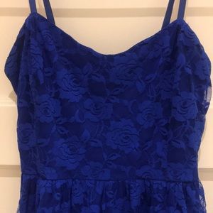 💙 ☀️ Forever 21 Royal Blue Lace Summer Dress